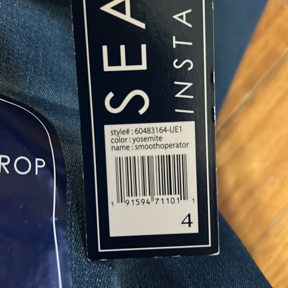 NWT⭐️BANDOLINO Seamless SKINNY JEANS👖”Smooth Operator CROP” with STRETCH Size 4 - Picture 3 of 13